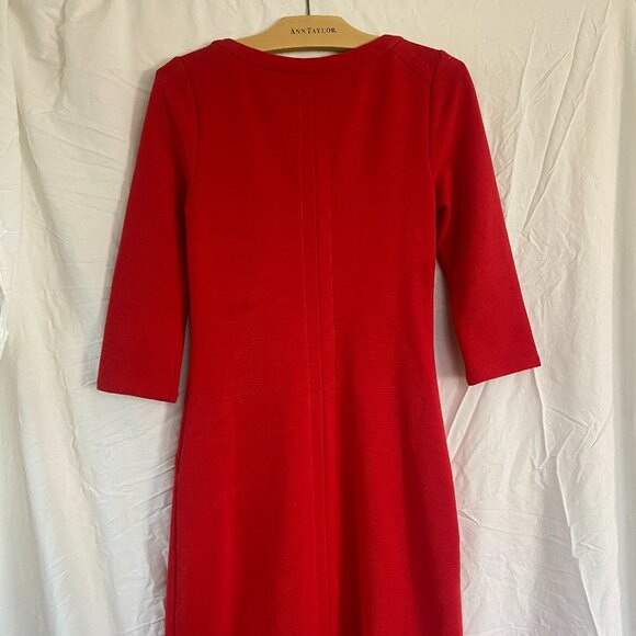 Boden Hannah Jersey Dress UK6R / US 2R Red - Picture 2 of 7